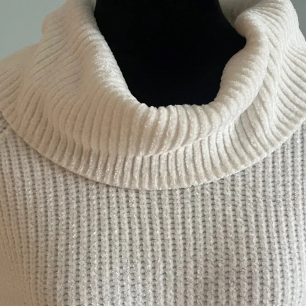 Ruby Rd Super Soft Chenille Cowl Neck Sweater PM - image 7